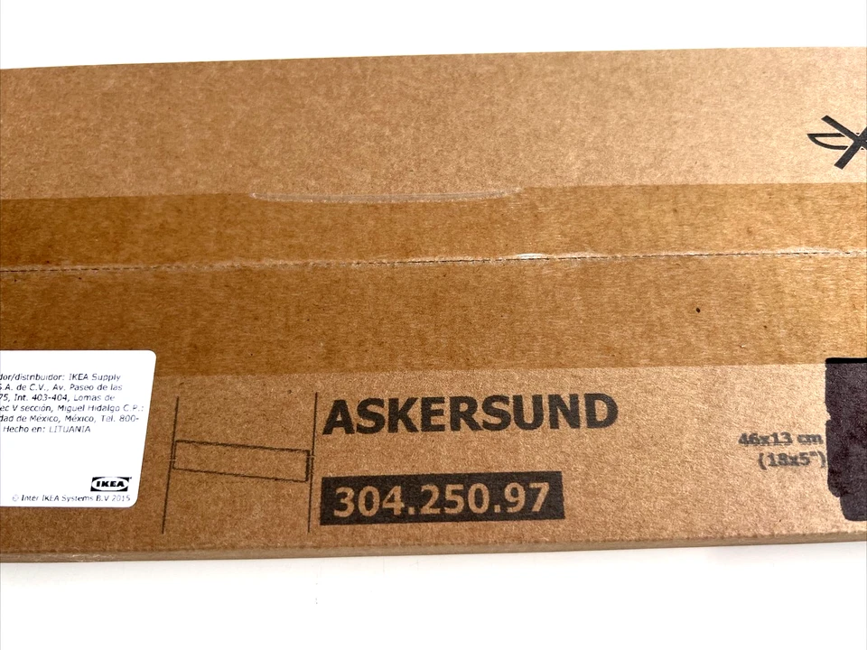 IKEA ASKERSUND Cajón Frontal Marrón Oscuro Efecto Ceniza 18x5" Nuevo 304.250.97 Foto 4 de 4