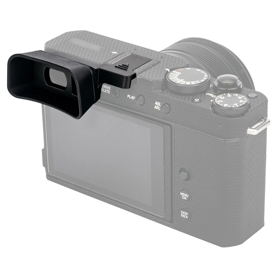 JJC Long Soft Silicon Eyecup Eyepiece Viewfinder Eye Cup for Fujifilm X-E4 XE4 - Image 4 of 4