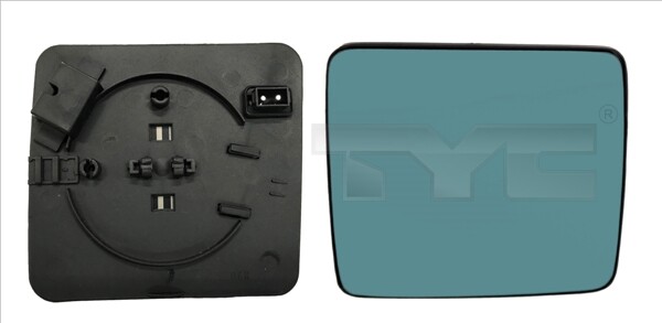Right TYC 321-0023-1 Mirror Glass, outside mirror for MERCEDES-BENZ