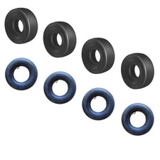 4 Vintage Go Kart Slick Tires Tubes 410X350-5 4.10 X 3.50 - 5 " Rim Wheel