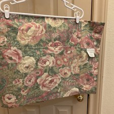 Martex Pink Floral 84 x17 1/2 Valance