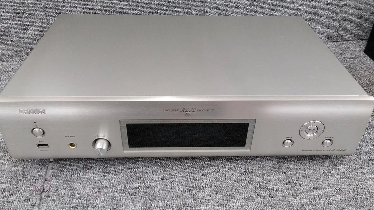 DENON: DNP-800NE NETWORK AUDIO PLAYER SILVER PRE-OWNED GOOD