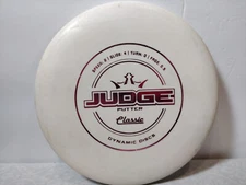 Dynamic Discs Classic Judge White 176 grams disc golf
