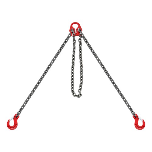 Eslinga de cadena ajustable de 5/16 pulgadas*10 pies con gancho de agarre cadenas de elevación 5T/11023 libras - Imagen 6 de 12