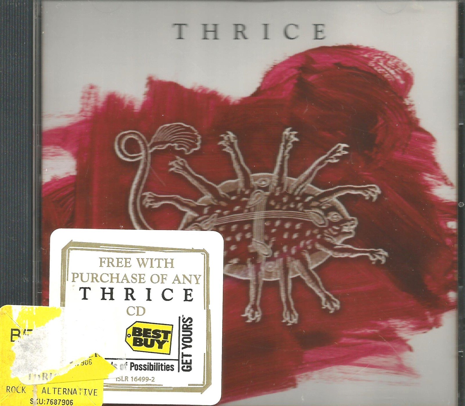 THRICE Ultra rare 2006 CD/ w 3 LIVE Tracks LIMITED USA PROMO CD Single SEALED