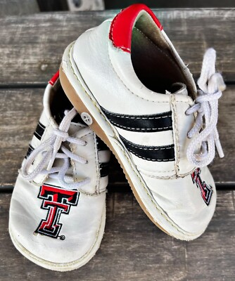 Nice Team Squeaks Texas Tech TT Football  Unisex Kids Children s Shoes Toddler 6