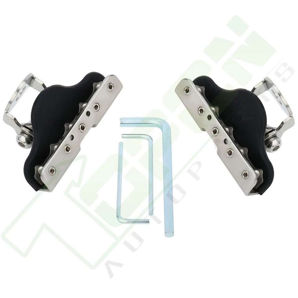 2X Soporte de abrazadera de campana de pilar A Luz de trabajo Universal Barra LED Soporte de montaje Offroad Foto 3 de 4