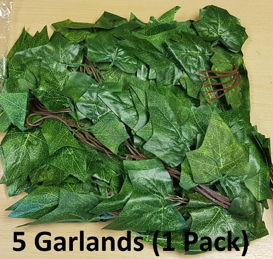 Artificial Trailing Ivy Garland Vine Leaf Leaves Plant Foliage Flower Ivy Garden - Image 4 of 4