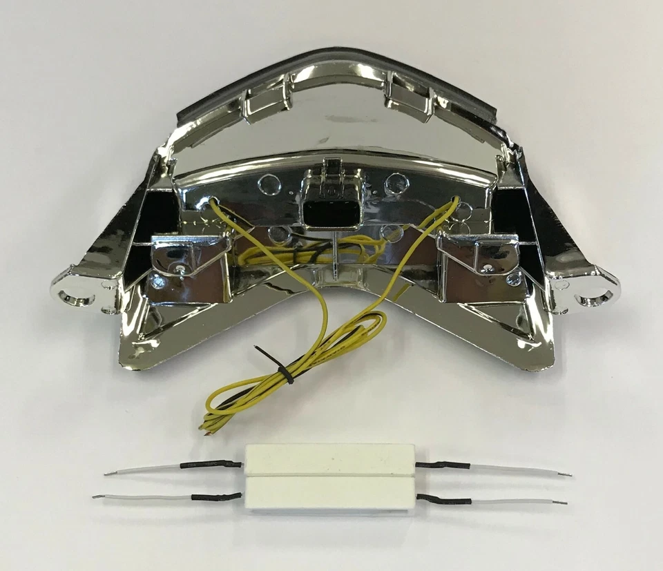 05-06 ZX6RR 636, 06-07 ZX10R LED AZUL lanterna traseira sinais integrados - Imagem 3 de 4