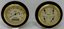 1937 1938 1939 Ford Car 2 Gauge Dash Panel Quad Style Insert Set