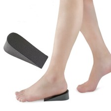 1pair Taller Pads Invisible Height Increase Insoles Shoe Inserts Heel Lifts  