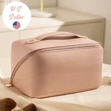 Rose of No Man's Land Pink Cosmetic Makeup Bag Travel Carry Case Large NEW