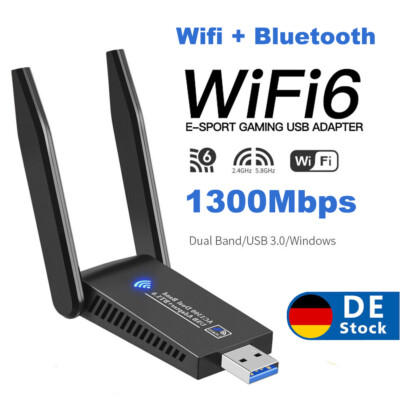 WLAN Adapter 3.0 Stick 1300Mbps Mini Dual Band 2.4GHz / 5GHz USB 3.0 WiFi
