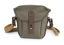 Custodia binocolo Billingham Galbin 8 verde salvia/cioccolato (stock UK) NUOVA CON SCATOLA NUOVA