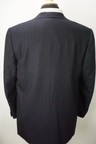 Brioni Nomentano 100% Wool Navy Blue Pinstriped Sport Coat Jacket Sz 42L - Picture 5 of 9