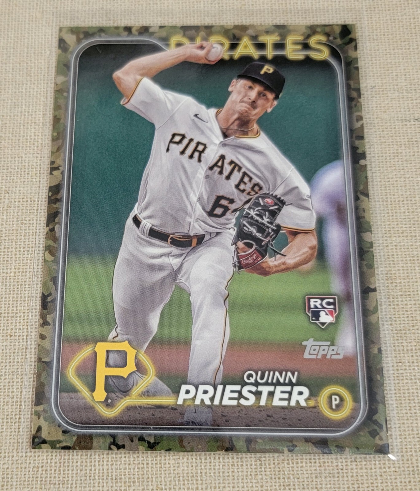 2024 Topps Series 1 #93 Quinn Priester Memorial Day Camo /25 RC! Red Sox! 🔥 🔥