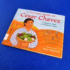 A PICTURE BOOK OF CESAR CHAVEZ HARDCOVER CHILDREN'S BOOK FREE SHIPPING