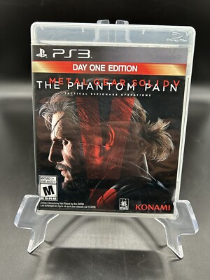 PS3 Metal Gear Solid V: The Phantom Pain - Sony PlayStation 3 Disc Manual & Map!
