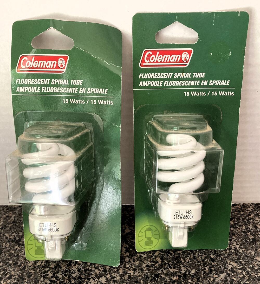 2 New Coleman Lantern Model 5312 Replacement Bulbs Light Bulbs 15 Watt