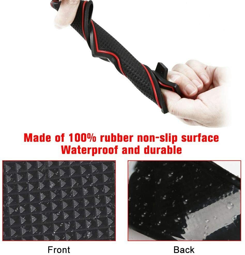 Antidust Door Gate Slot Mat Cup Pad Mat for 20092014 Ford F150 Red