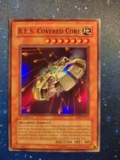 Yugioh Karte: B.E.S bedeckter Kern (SOI-DE013), Super Rare, 1. Auflage, Vintage 