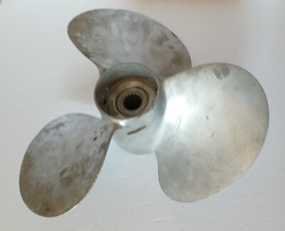 Vintage 13'' Michigan SMC 292 3-Blade 17-Spline Aluminum Boat Prop H231