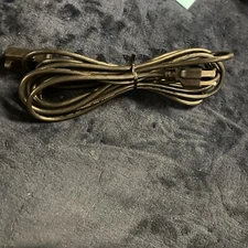 12 foot black extension cord Three Prong