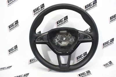 Skoda Octavia III 5E Lederlenkrad Multifunktion Lenkrad LEDER 5E0419685A - Bild 1 von 4