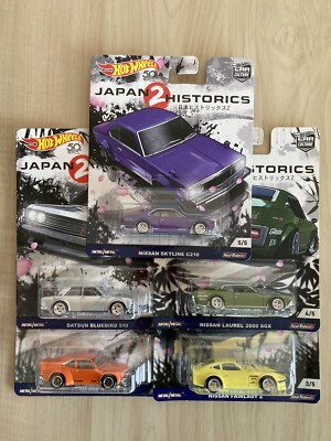 Hot wheels Konvolut Neu x5 Selten Japan Historics 2 aus 2018 Full Set - Real Riders