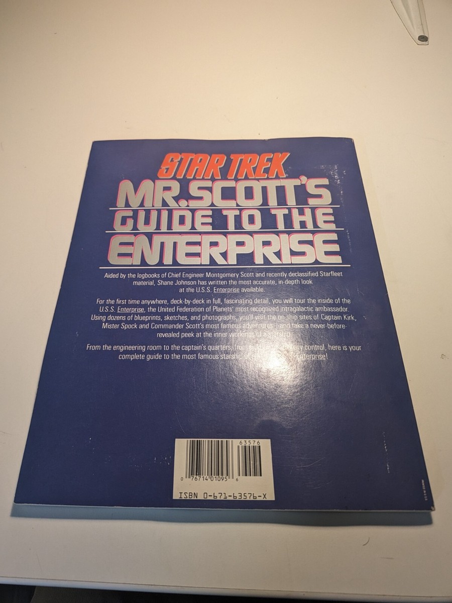 Star Trek Mr. Scotts Guide to the Enterprise - Shane Johnson