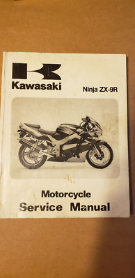 Genuine 1994-1999 KAWASAKI ZX9R ZX 9R NINJA SHOP SERVICE WORKSHOP