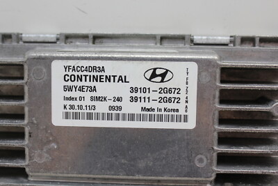 TATA　0211 11 12 13 14 Hyundai Sonata 39111-2G672 Computer Engine