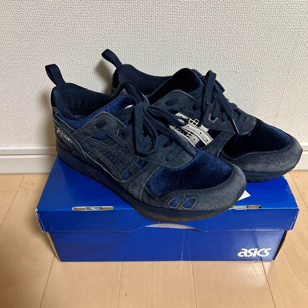 ASICS Gel-Lyte III Beams x Mita Souvenir Jacket Navy HQ725 ASICS Gel-Lyte III Beams x Mita Souvenir Jacket Navy HQ725