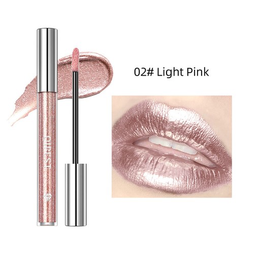 6 Colors Diamond Glitter Liquid Lipstick Waterproof Long Lasting Shiny Lip Gloss - Picture 10 of 18