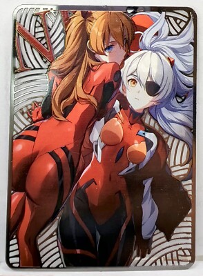 Goddess Story EVA Asuka & Kiana Kaslana Game Anime Waifu Hollow Metal