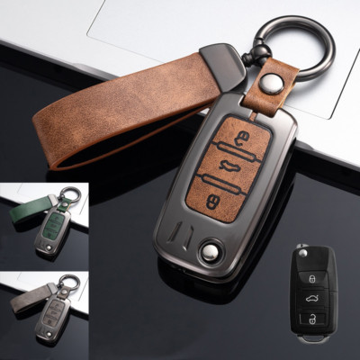 Zinc Alloy Car Key Fob Case Cover For VW Golf GTI Jetta Passat Beetle Tiguan CC