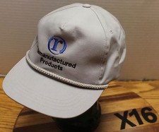 VINTAGE KOMATSU REMANUFACTURED PRODUCTS HAT GRAY SNAPBACK VERY GOOD COND X16