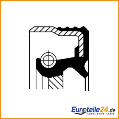 Shaft seal, injection pump Corteco 12015242B