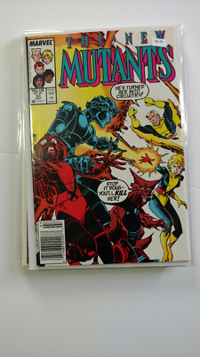 New Mutants #53 1987 Newsstand Variant High Grade Marvel Comic Book K3-70