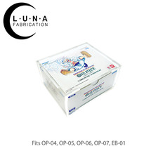 Acrylic Display case for One Piece OP-04/OP-05/OP-06/OP-07/ EB-01 Booster Box