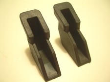 1963 1964 Impala Convertible Upper Vent Window Rubber Bumpers Pair
