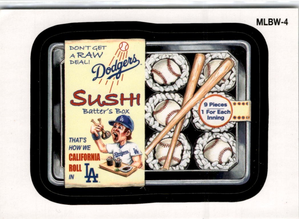 2016 Topps MLB Wacky Packages Promo- Dodgers #MLBW-4 