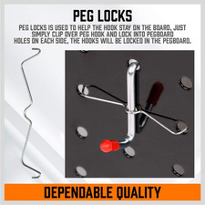 238 PCS Pegboard Hooks Assortment Kit   16 Types Heavy Duty Pegboard Accessor...