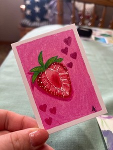 aceos originals-Strawberry print 4