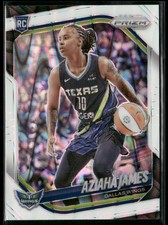 2025 Panini Prizm WNBA Aziaha James #83 RC White Seismic Wings BB902