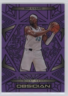 2024-25 Panini Obsidian Electric Etch Purple Flood /75 Bam Adebayo #140 7y2