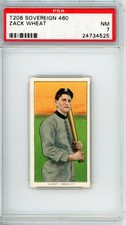 T206 	Sovereign 460	Zack	Wheat	PSA 7