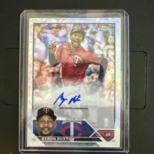 2023 Topps Chrome Logofractor Edition - Autographs Byron Buxton #RCA-BBX (AU)