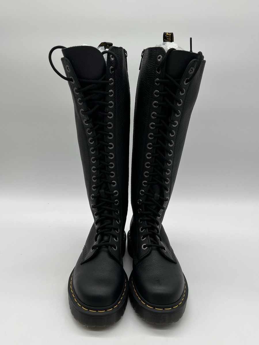 Dr Martens 1B60 Bex Pisa Women Sz Black Leather Air Wair