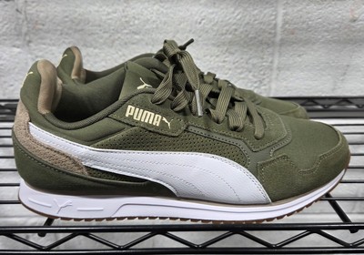 Men's Puma Softride ST Miler SD Loden Green-Puma White-Gum (402667 03) - 9.5